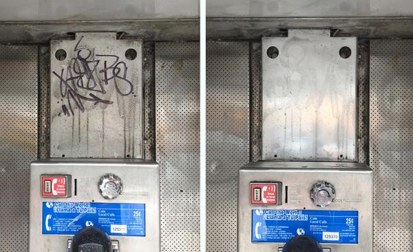Payphone Terminal, Before and After Documentation