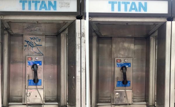 Payphone Terminal, Before and After Documentation